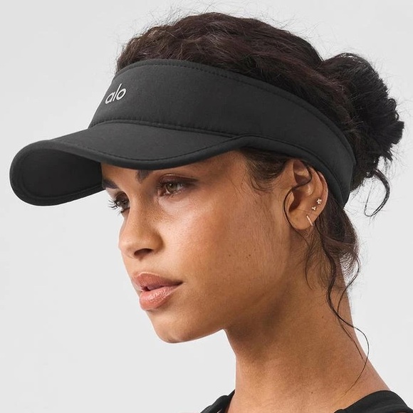 ALO Yoga | Accessories | Alo Yoga Black Performance Visor 